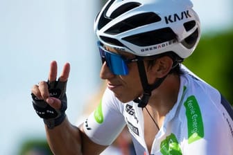 Hat seinen Vertrag beim britischen Radteam Ineos-Grenadiers langfristig verlängert: Egan Bernal aus Kolumbien.