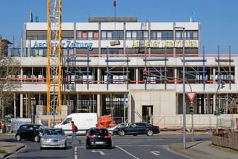 Der Neubau des Medienhauses Aachen: Das Stammhaus ist Sitz der "Aachener Zeitung" sowie der "Aachener Nachrichten".