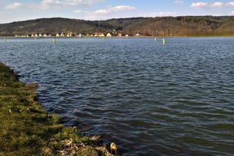 Donauufer in Regensburg: Ein Spaziergänger hat dort die Leiche einer jungen Frau gefunden.