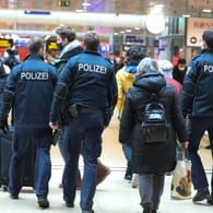 Polizisten am Hauptbahnhof in Hannover (Archivbild): Ein Mann wurde festgenommen.