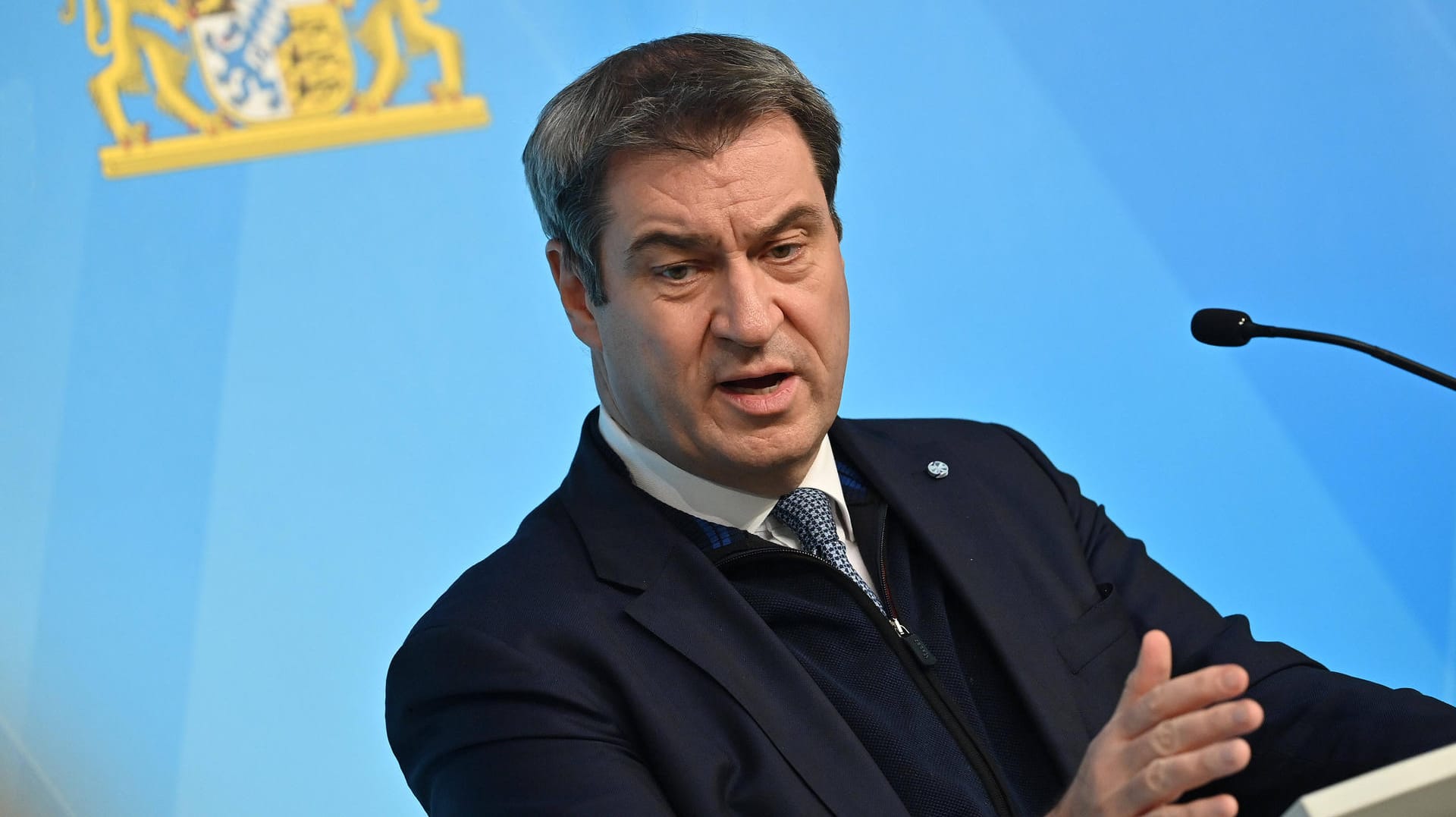Markus Söder: Der Ministerpräsident von Bayern lehnt die 2G-plus-Regel für die Gastronomie im Freistaat ab. Markus Söder: Der Ministerpräsident von Bayern lehnt die 2G-plus-Regel für die Gastronomie im Freistaat ab.