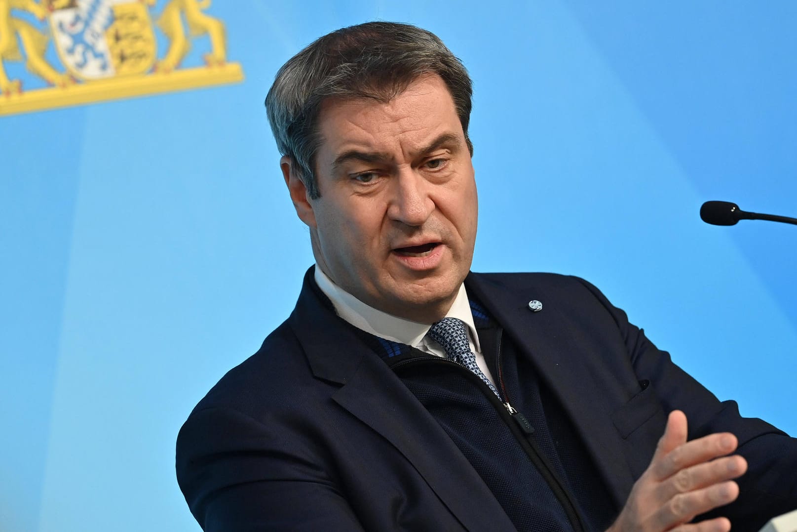 Markus Söder: Der Ministerpräsident von Bayern lehnt die 2G-plus-Regel für die Gastronomie im Freistaat ab.