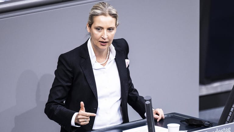 Alice Weidel: Die Fraktionschefin der AfD ist nach eigener Aussage nicht geimpft.