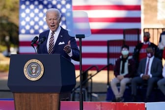 US-Präsident Joe Biden wirbt im Bundesstaat Georgia für eine Reform der Wahlrechts.