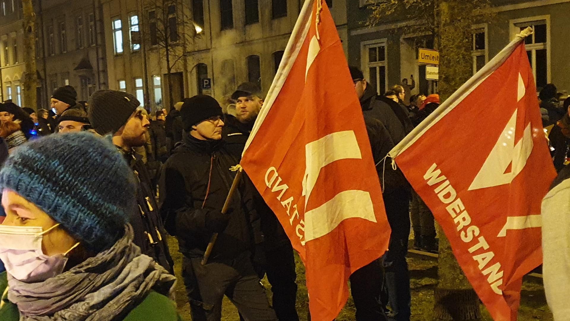 Rechte will niemand auf der Demo gesehen haben.