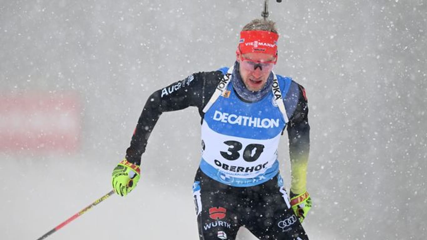 Wegen Corona-Infektion: Johannes Kühn verpasst Biathlon-Weltcup in Ruhpolding.