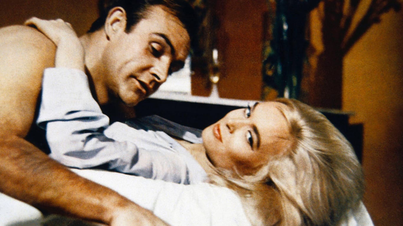 Sean Connery und Shirley Eaton: 1964 drehten sie zusammen "Goldfinger".