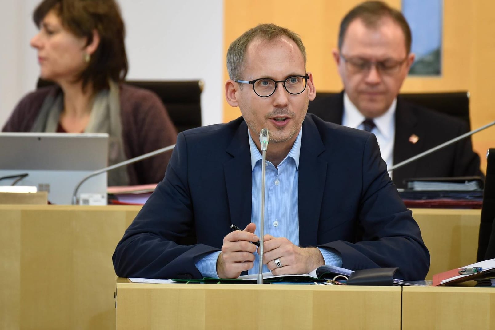 Kai Klose bei einer Plenarsitzung im Hessischen Landtag (Archivbild): Zuständig sein soll das neue Hessische Landesamt unter anderem für den Gesundheitsschutz der Bevölkerung.