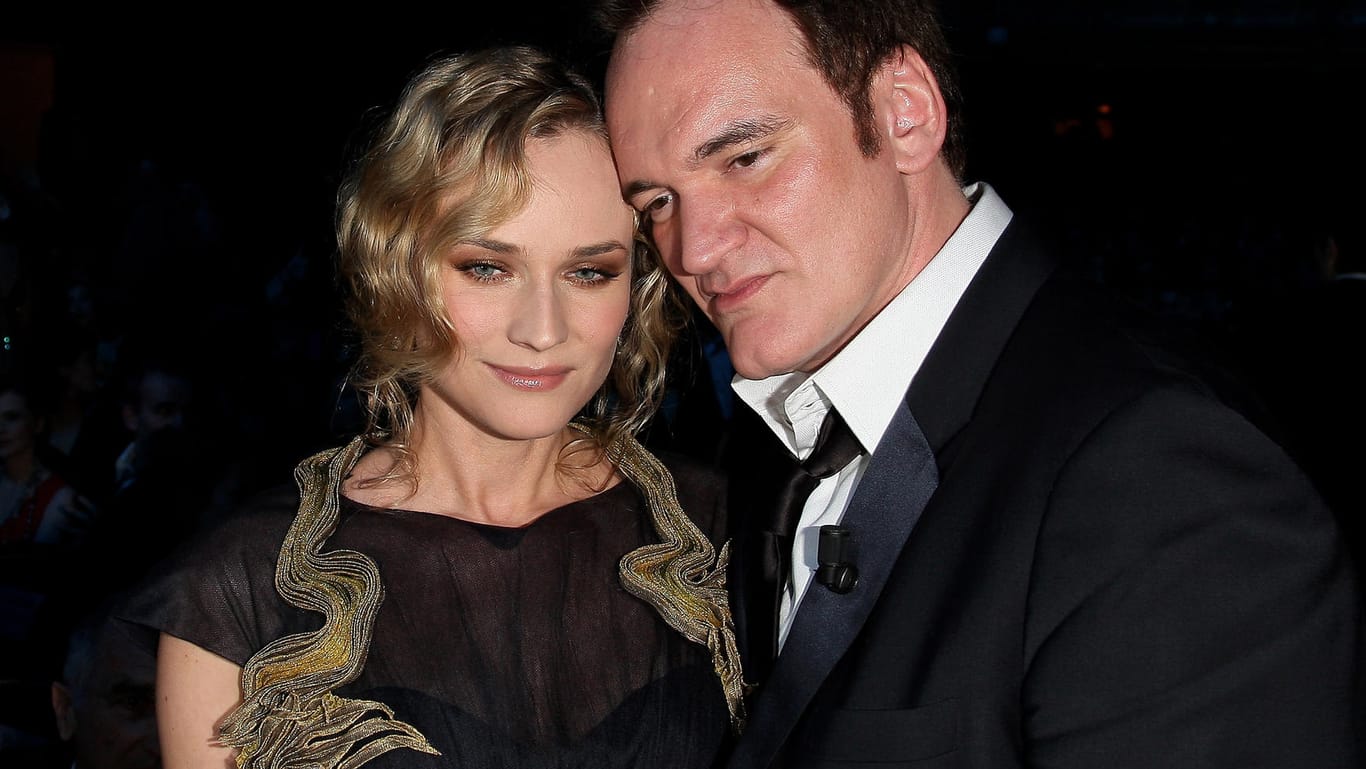 Diane Kruger und Quentin Tarantino 2011: Nach Startschwierigkeiten fanden sie doch beruflich zusammen.