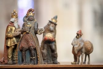 Heilige Drei Könige aus Krippe des Ulmer Münsters