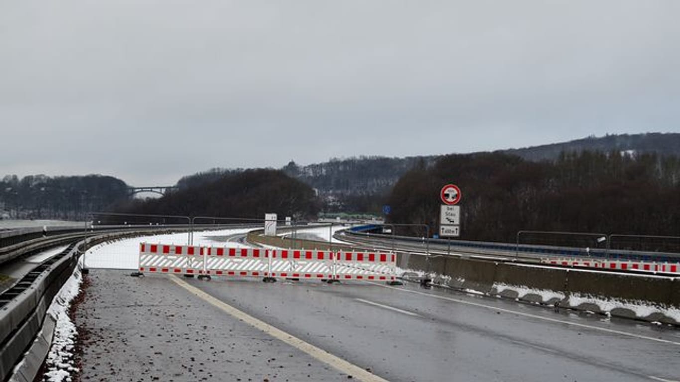 Marode Talbrücke Rahmede auf der A45 bei Lüdenscheid