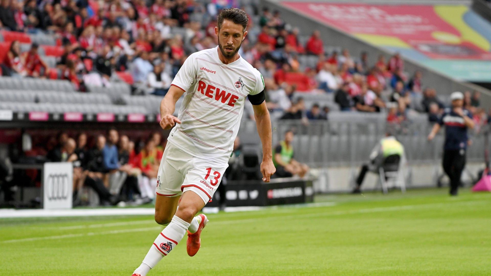 Mark Uth in der Allianz Arena (Archivbild): Der 1. FC Köln steht auf der Tabelle auf Rang sechs.