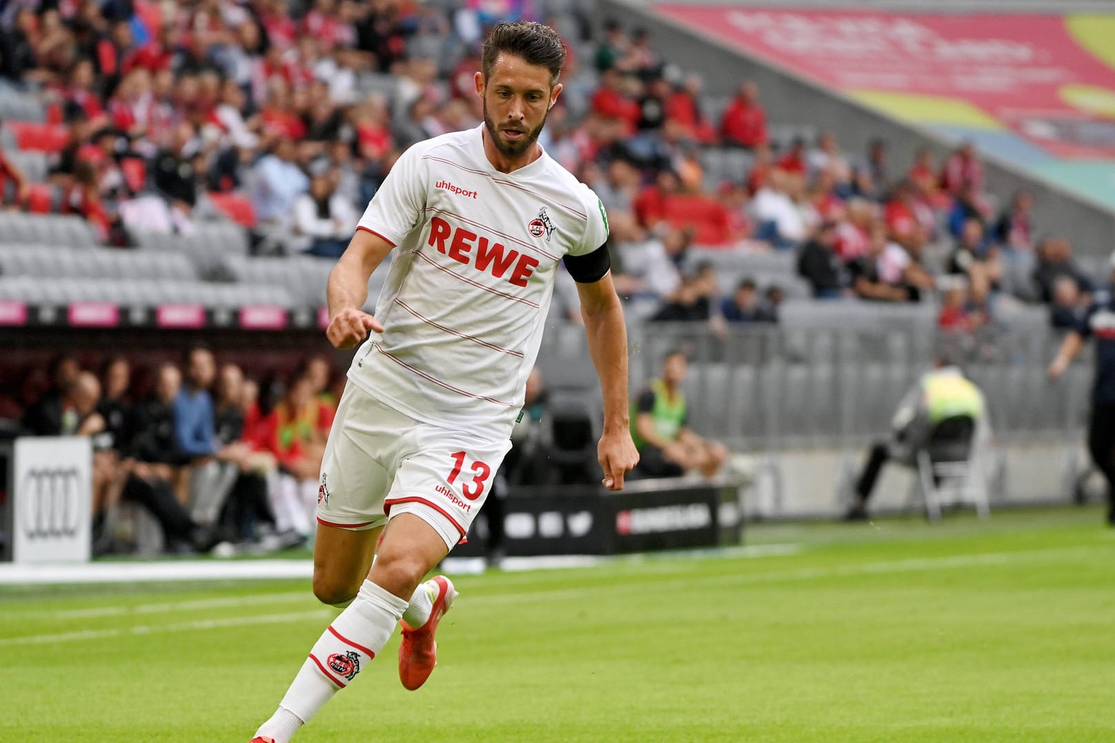 Mark Uth in der Allianz Arena (Archivbild): Der 1. FC Köln steht auf der Tabelle auf Rang sechs.