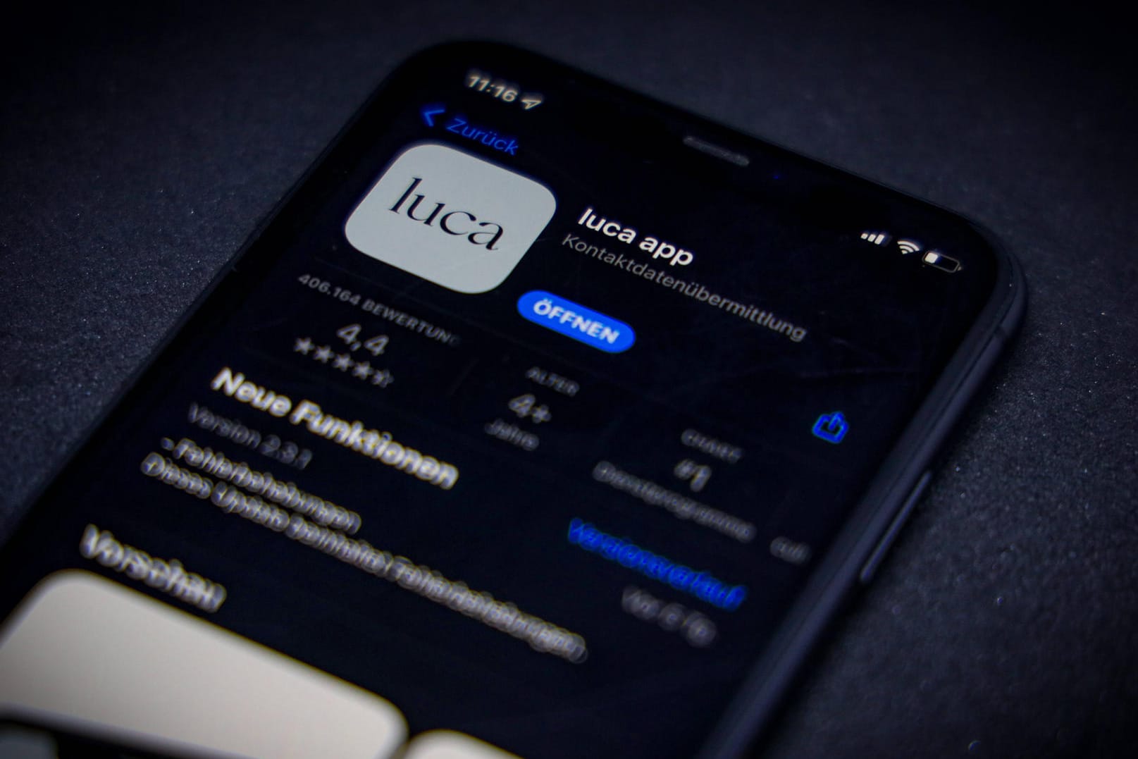 Luca-App auf einem Handybildschirm: Als erstes Bundesland hat Schleswig-Holstein den Vertrag mit der App gekündigt.