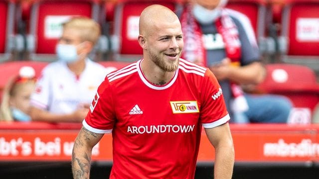 Hat sich möglicherweise mit dem Corona-Virus infiziert: Rick van Drongelen von Union Berlin. Hat sich möglicherweise mit dem Corona-Virus infiziert: Rick van Drongelen von Union Berlin.