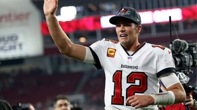 44, aber kein bisschen müde: Star-Quarterback Tom Brady.