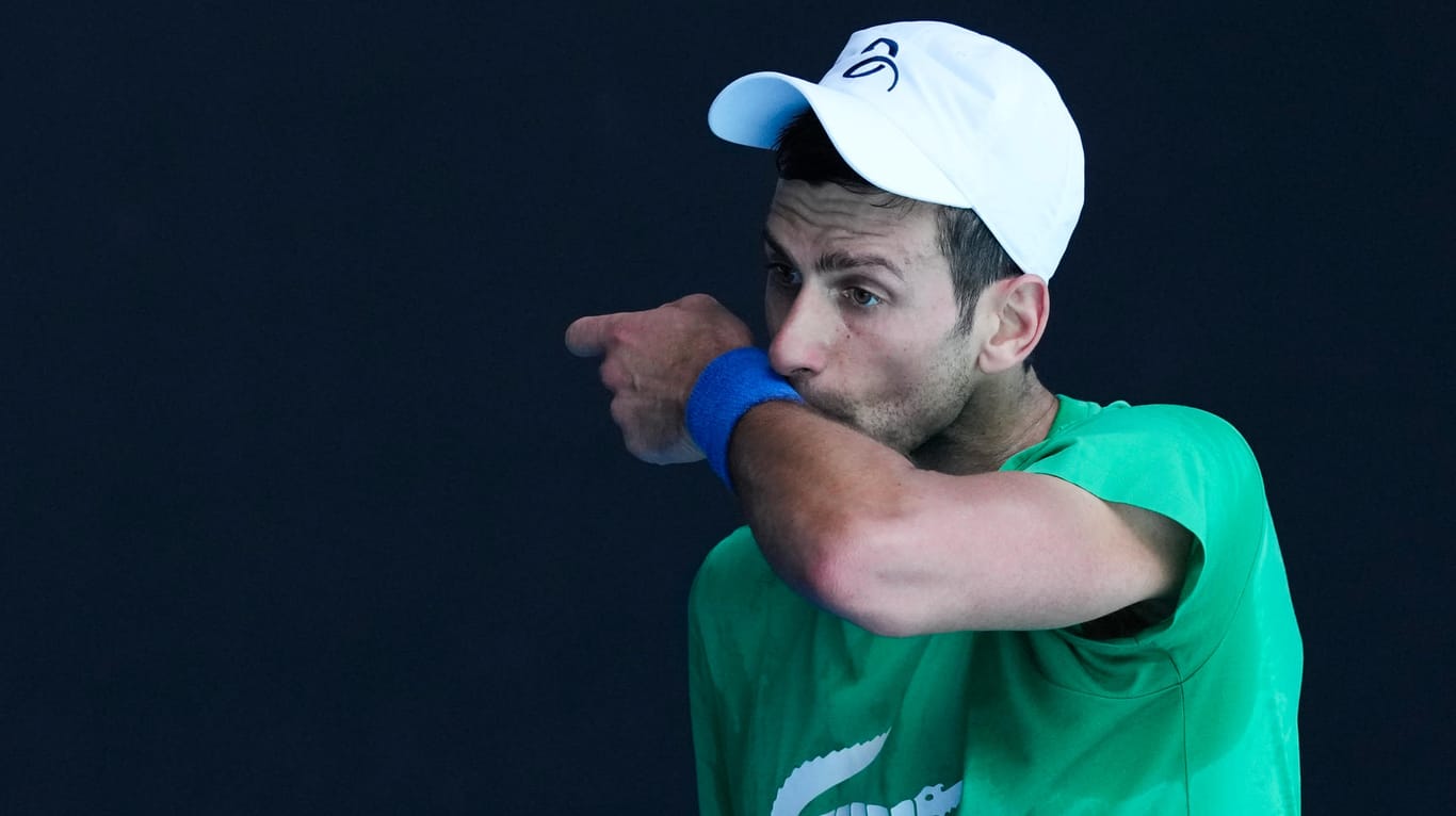 Novak Djokovic: Der Titelverteidiger trainierte am Donnerstag in der Margaret Court Arena.