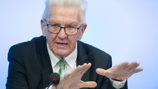 Winfried Kretschmann spricht Winfried Kretschmann spricht
