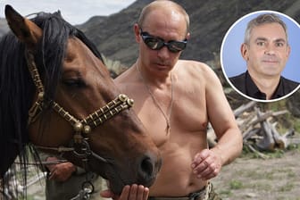 Wladimir Putin in voller Pose: Mit zahlreichen Auftritten gibt er immer wieder den virilen Staatschef, meint Wladimir Kaminer.