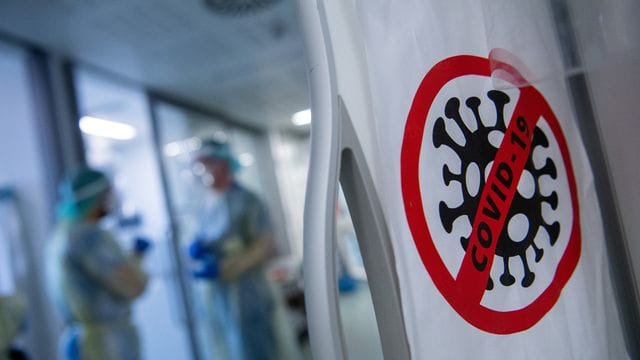 Die Intensivstation für Corona-Patienten am Sana Klinikum Offenbach in Hessen.