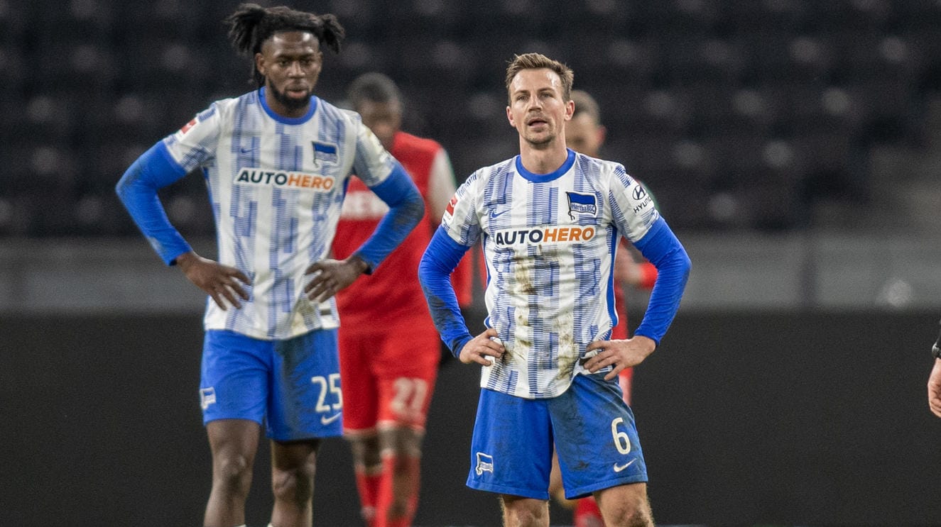Bundesliga: Hertha BSC befindet sich auch sportlich in einer Krise. Bundesliga: Hertha BSC befindet sich auch sportlich in einer Krise.