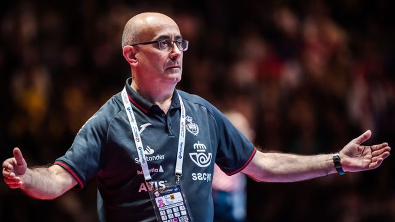 Startete mit der spanischen Handball-Nationalmannschaft mit einem Auftaktsieg in die EM: Trainer Jordi Ribera.