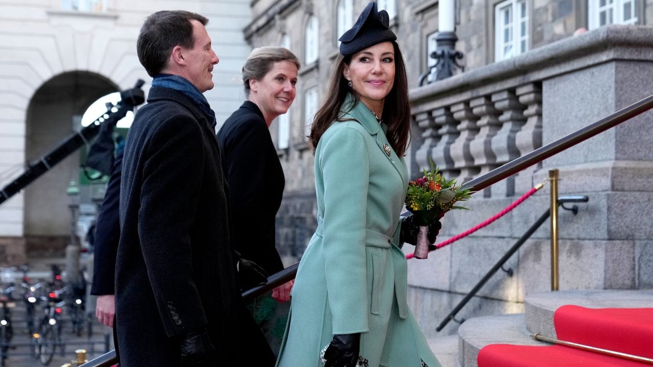Prinz Joachim von Dänemark und Prinzessin Marie (r) von Dänemark.