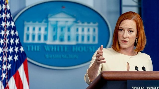 Die Sprecherin des Weißen Hauses Jen Psaki.