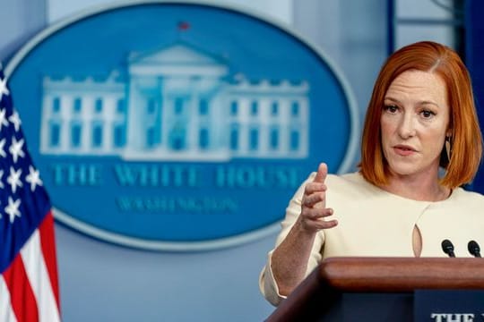 Die Sprecherin des Weißen Hauses Jen Psaki.