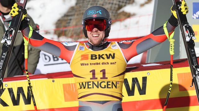Durfte in Wengen über den Sieg jubeln: Aleksander Aamodt Kilde.