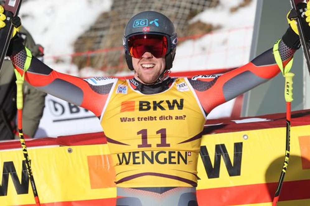 Durfte in Wengen über den Sieg jubeln: Aleksander Aamodt Kilde.