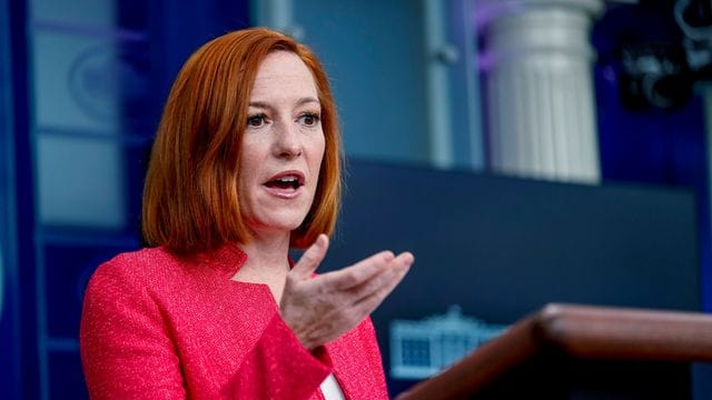 Die Pressesprecherin des Weißen Hauses, Jen Psaki.