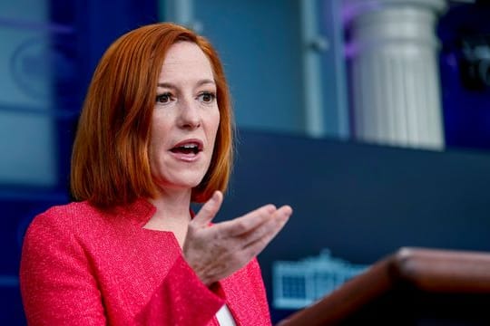 Die Pressesprecherin des Weißen Hauses, Jen Psaki.