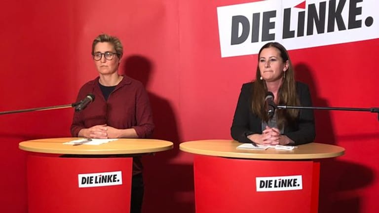 Die Co-Vorsitzenden der Linken, Susanne Hennig-Wellsow (l) und Janine Wissler (Archivbild).