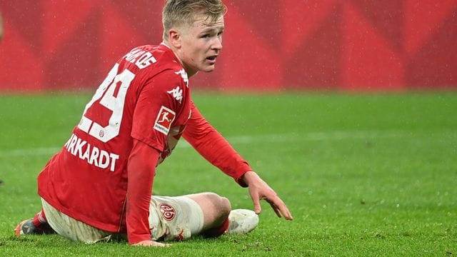 Hat Begehrlichkeiten bei anderen Clubs geweckt: Mainz-Youngster Jonathan Burkardt. Hat Begehrlichkeiten bei anderen Clubs geweckt: Mainz-Youngster Jonathan Burkardt.