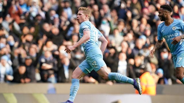 Traf für Manchester City: Kevin De Bruyne.