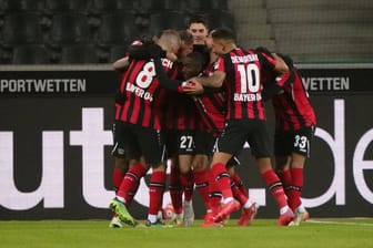 Bayer Leverkusen hatte allen Grund zum Jubeln am Samstagabend.