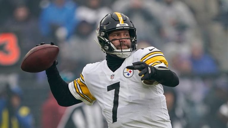 Steelers-Quarterback Ben Roethlisberger schied mit Pittsburgh aus.