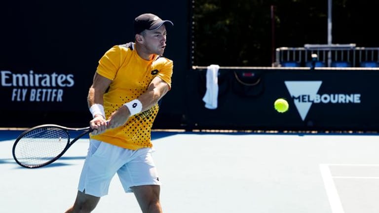 Dominik Koepfer gewann in der ersten Runde der Australian Open.
