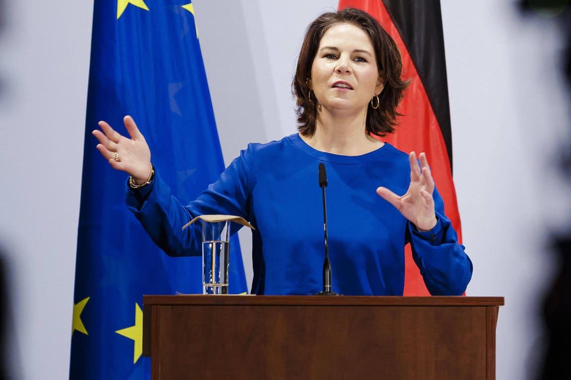 Annalena Baerbock: Für die Außenministerin ist die Reise in die Ukraine die erste richtige Bewährungsprobe.