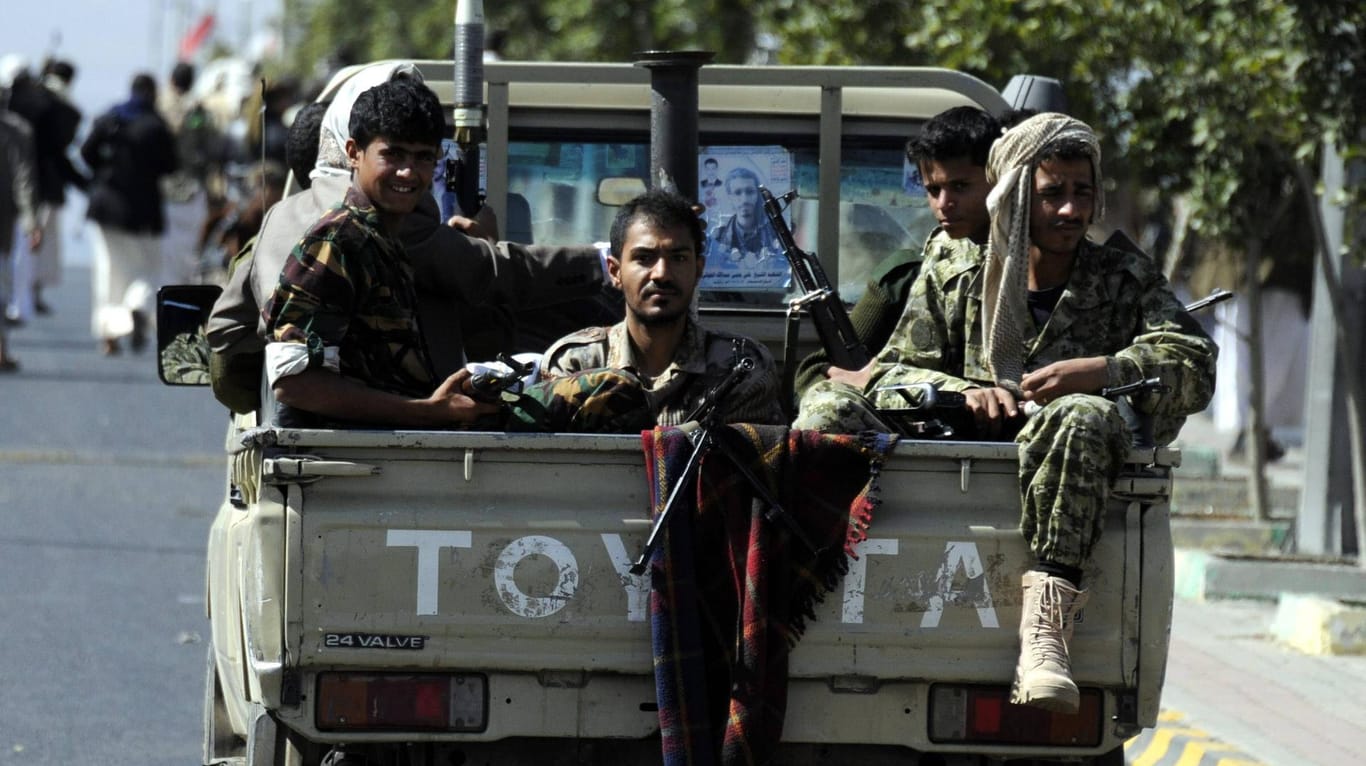 Huthi-Rebellen in Sanaa (Symbolbild): Die Gruppe hat sich zu dem Anschlag bekannt.