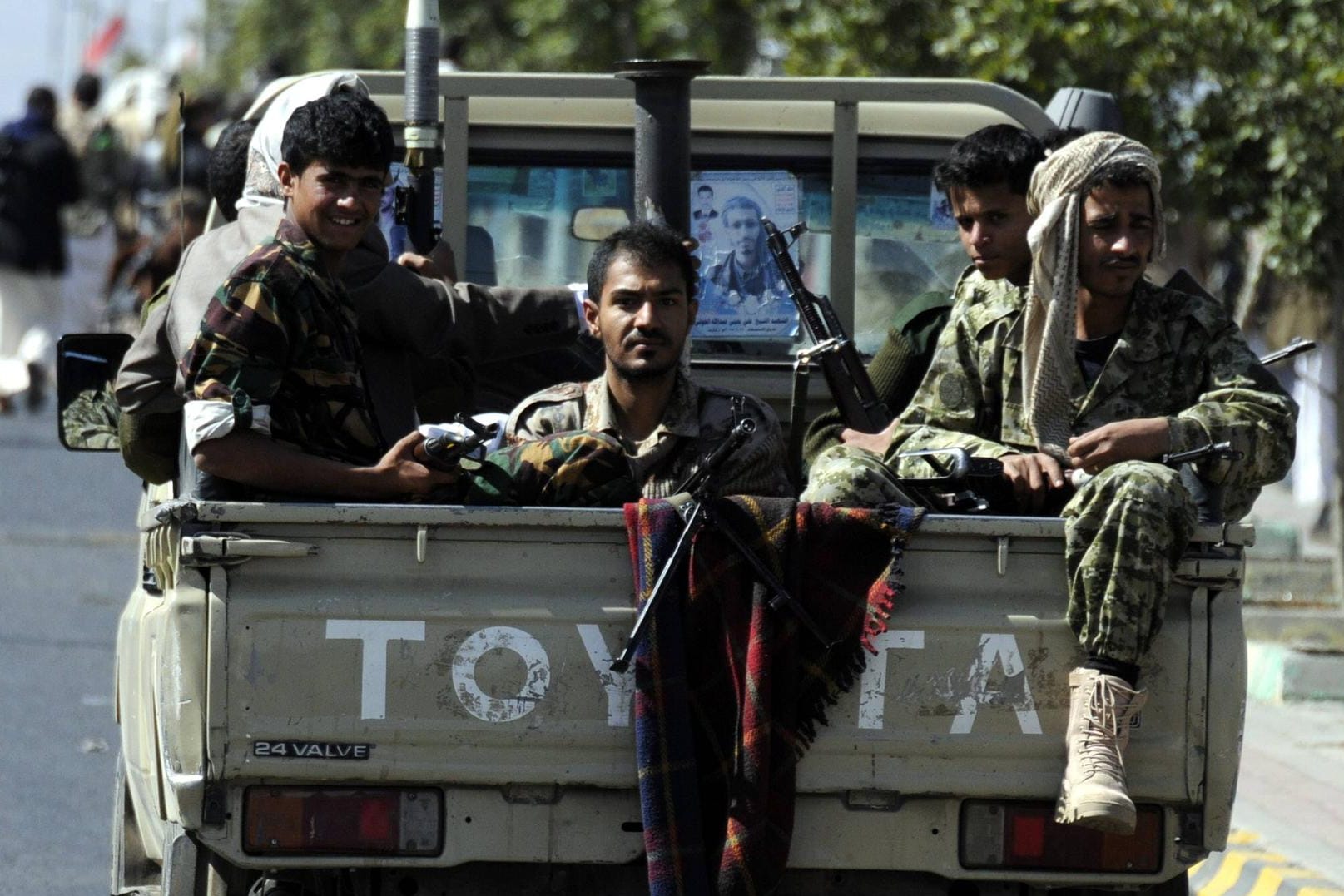 Huthi-Rebellen in Sanaa (Symbolbild): Die Gruppe hat sich zu dem Anschlag bekannt.