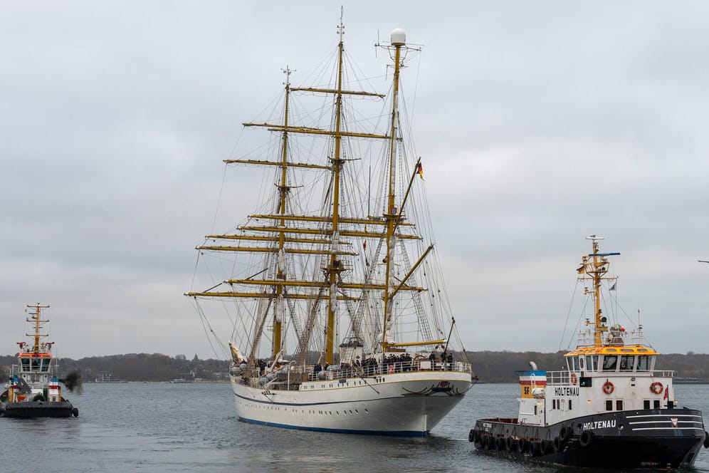 Das Segelschulschiff "Gorch Fock": Es stach im November 2021 nach jahrelanger Sanierungspause wieder in See.