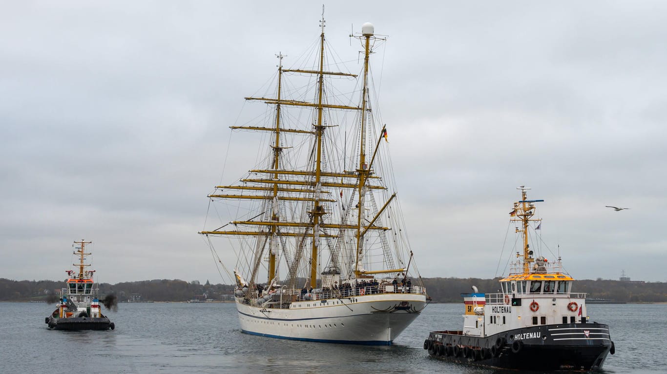 Das Segelschulschiff "Gorch Fock": Es stach im November 2021 nach jahrelanger Sanierungspause wieder in See.