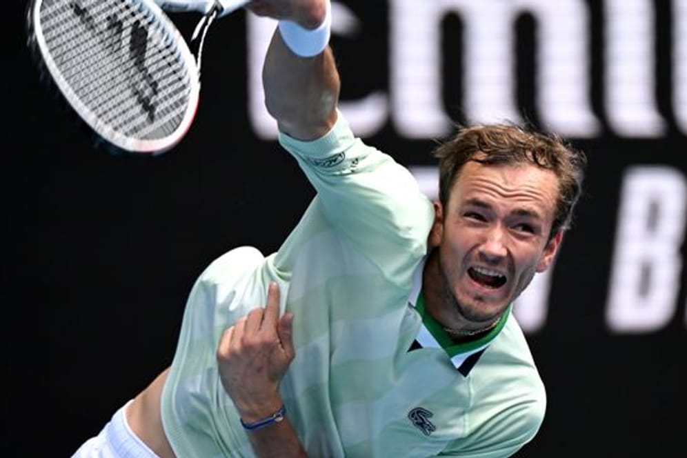 Der Russe Daniil Medwedew gewann seinen Auftakt bei den Australian Open.