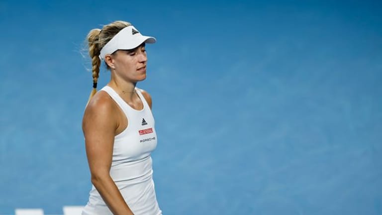 Für Angelique Kerber enden die Australian Open bereits nach dem Erstrundenmatch gegen die Estin Kaia Kanepi.