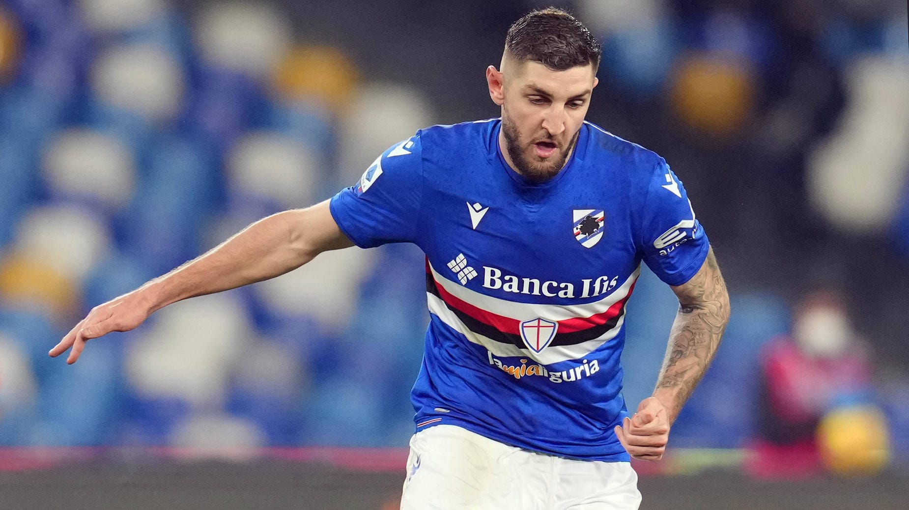 Julian Chabot bei einem Spiel des UC Sampdoria gegen SSC Napoli: Chabot wird derzeit als möglicher Meré-Nachfolger gehandelt.