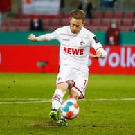Florian Kainz: Der Kölner schoss sich beim letzten Elfmeter der Partie an sein Standbein.