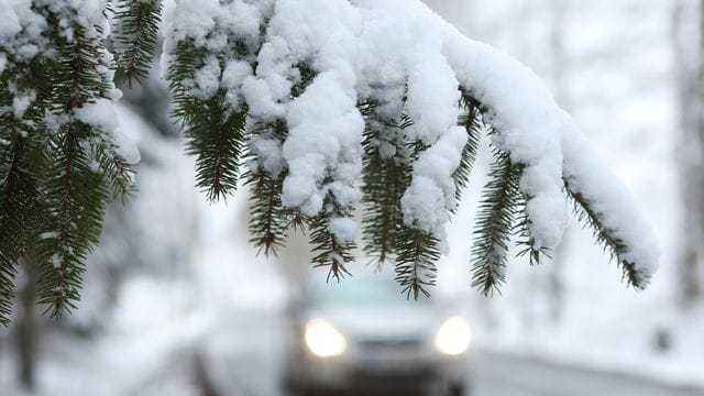 Autofahrt im Winter