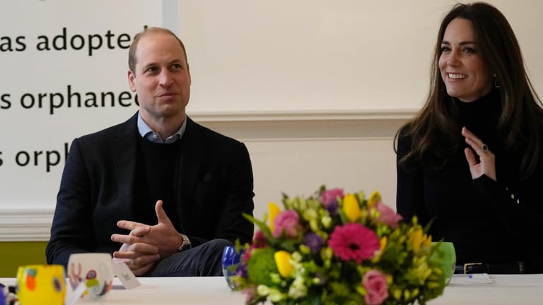 Prinz William und Herzogin Kate: Das royale Paar beim ersten gemeinsamen Termin 2022.
